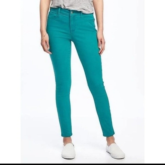Jcrew Toothpick Ankle Jeans 31 Blue Turquoise